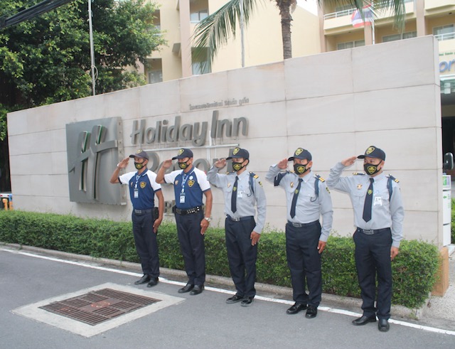 RSS Phuket Security personnel at Holiday Inn Phuket